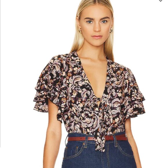 NWT FREE PEOPLE "Call Me Later Bodysuit" SOLD OUT ONLINE - Picture 1 of 6